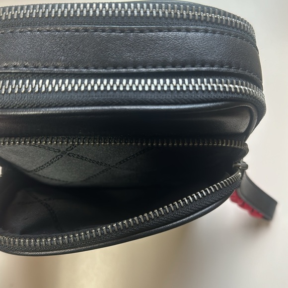 Michael Kors Black & Pink Leather Crossbody Bag With Normal Signs Of Wear - Picture 6 of 16